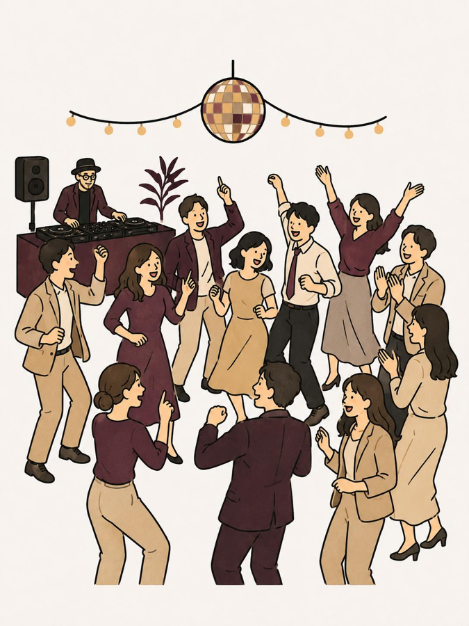 参加型イベントのイラスト