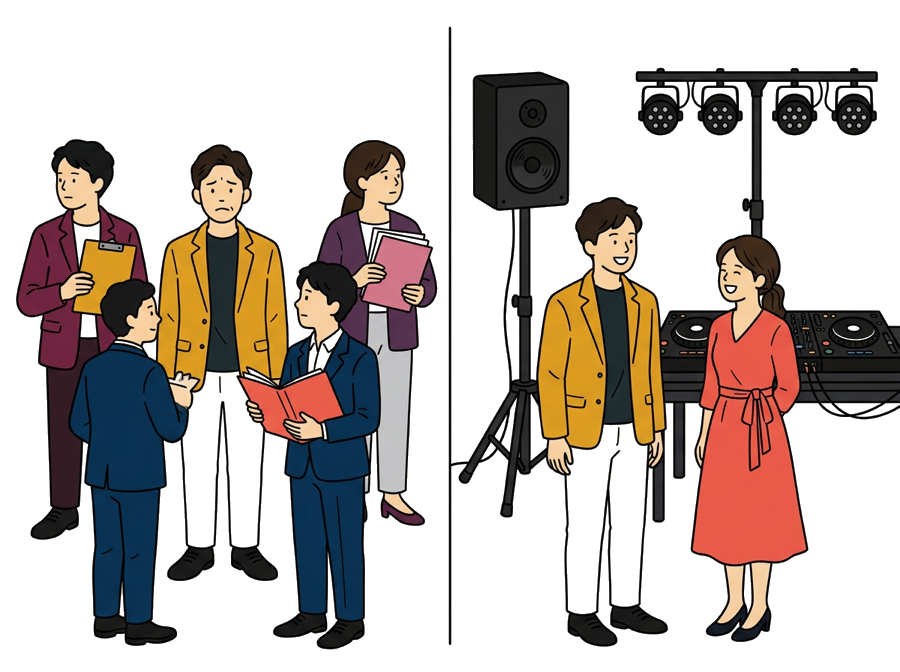 3社に別々に連絡する場合と、1社にまとめた場合